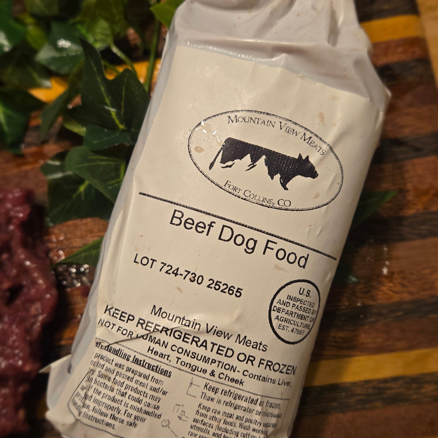 Dog (or Cat) Pet Food Organ Blend - 10 lbs.