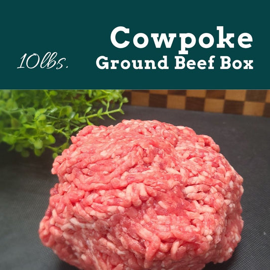 10 lb Cowpoke Ground Beef Box