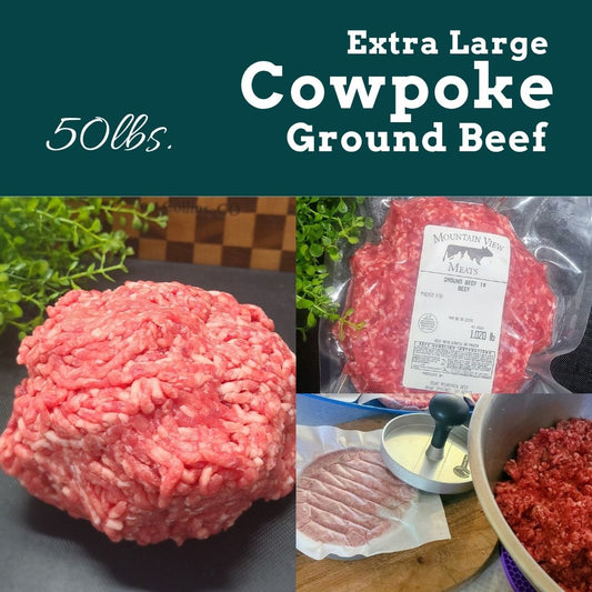 50 lb Cowpoke Ground Beef Bundle