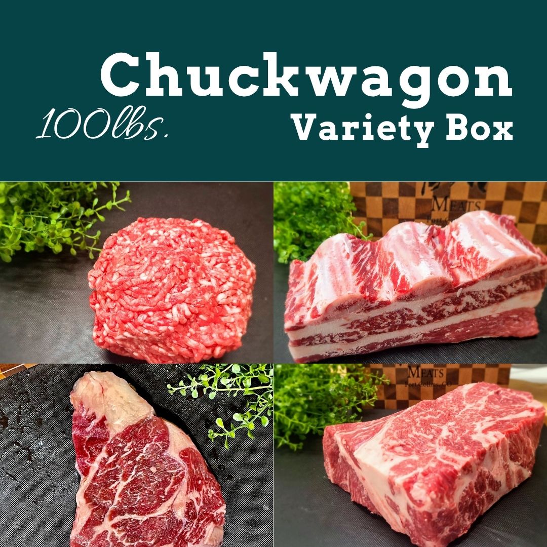 100 lb Chuckwagon Variety Bundle (~1/4 Beef)
