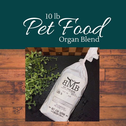 Dog (or Cat) Pet Food Organ Blend