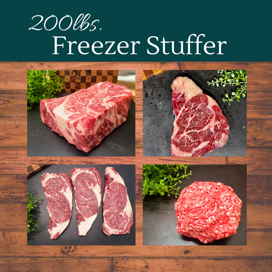 200 lb Freezer Stuffer (~Half Beef)