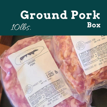 10 lb. Ground PORK Box