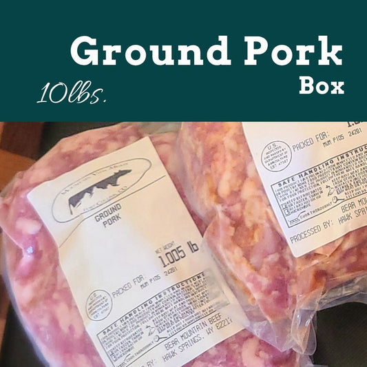 10 lb. Ground PORK Box