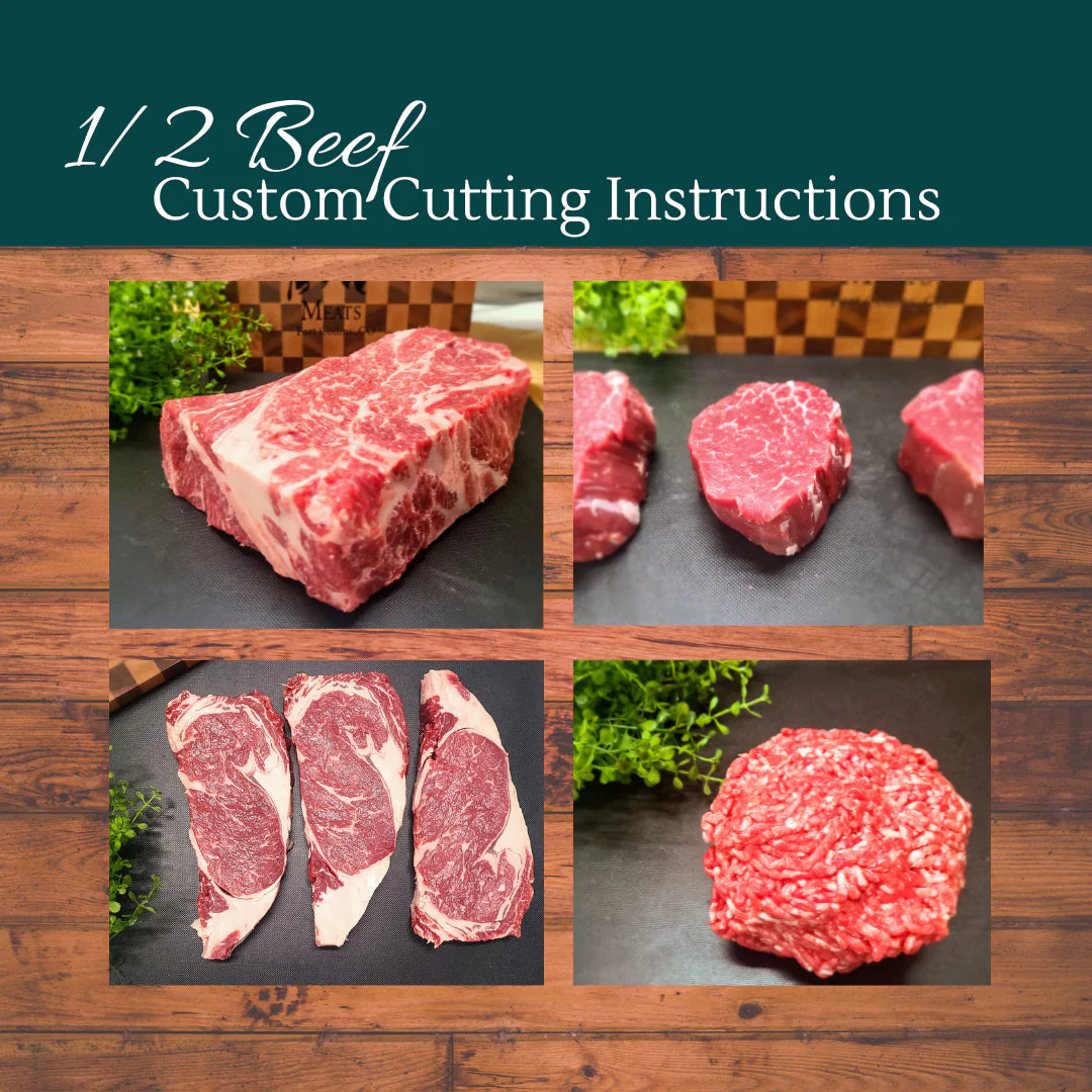 Balance for Bulk Beef with Your Custom or Standard Cutting Instructions