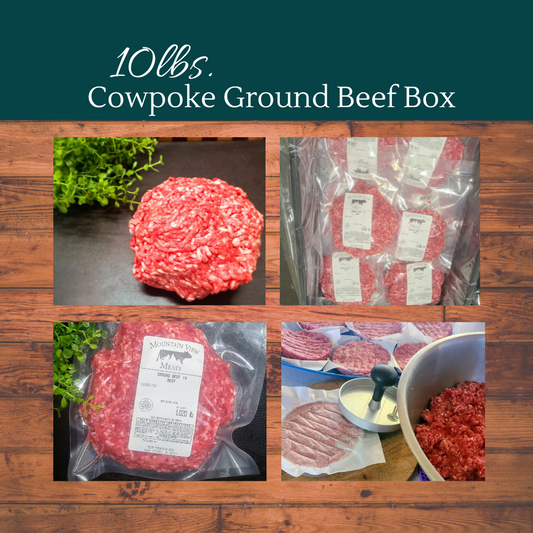 10 lb Cowpoke Ground Beef Box