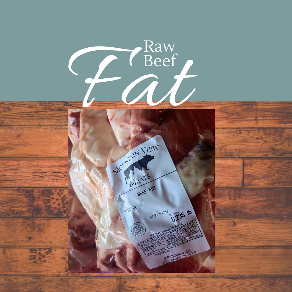 Raw Beef Fat (Tallow) or Pork Fat (Lard) Mountain View Meats