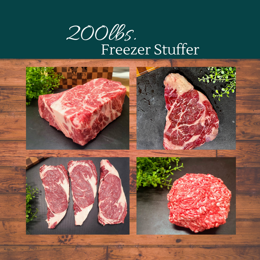 200 lb Freezer Stuffer (~Half Beef)